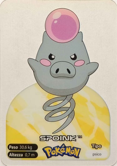 325 Spoink Lamincards spécial édition