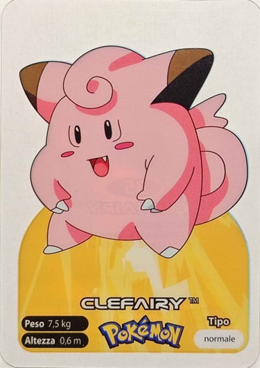 35 Clefairy lamincards spécial édition
