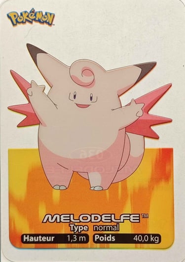 36 Mélodelfe Lamincards Pokémon série 1