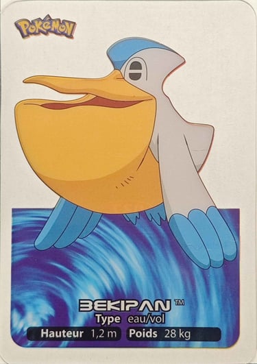37 Bekipan Lamicards Pokémon série 3