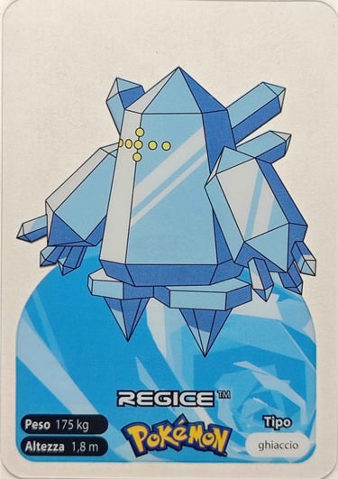 378 Regice Lamincards spécial édition