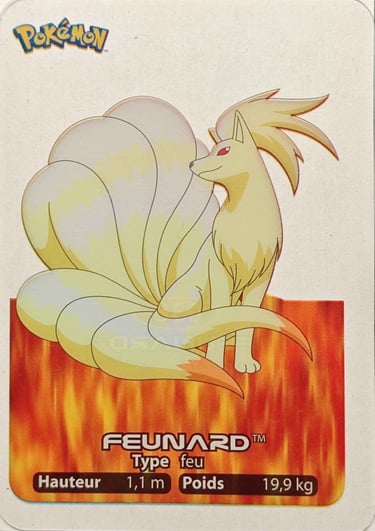 38 Feunard Lamincards Pokémon série 1