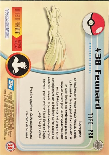 Feunard topps serie 1