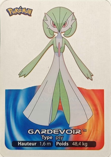 Gardevoir Lamicards Pokémon série 3