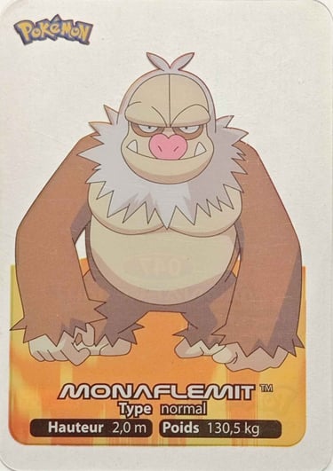 47 Monaflemit Lamicards Pokémon série 3