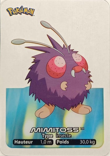 48 Mimitoss Lamincards Pokémon série 1