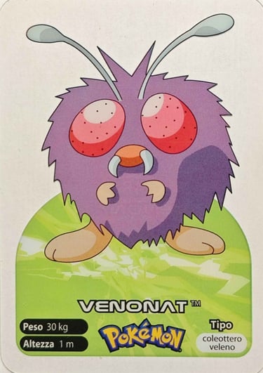 48 Venonat lamincards spécial édition