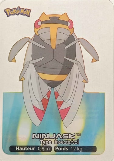 49 Ninjask Lamicards Pokémon série 3