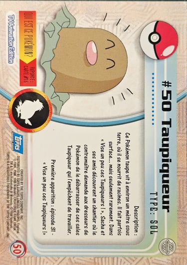 Taupiqueur topps série 1