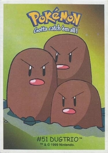 Dugtrio Dunkin Boomer 1999