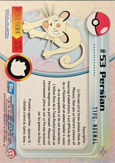 Persian topps série 1