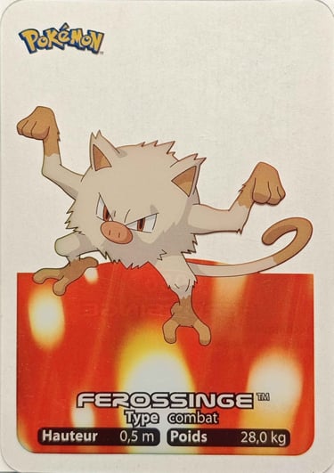 56 Férosinge Lamincards Pokémon série 1