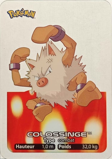 57 Colossinge Lamincards Pokémon série 1