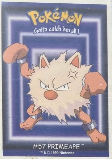 Primeape Dunkin Boomer 1999