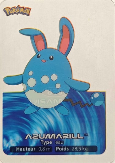 58 Azumarill Lamicards Pokémon série 3