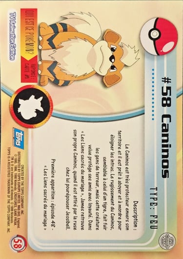 Caninos topps série 1