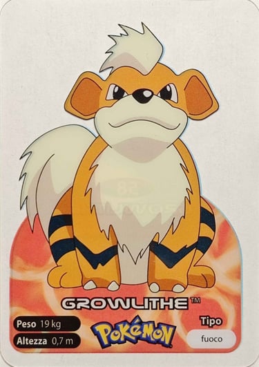 58 Growlithe lamincards spécial édition