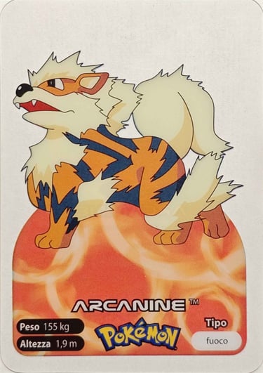 59 Arcanine lamincards spécial édition