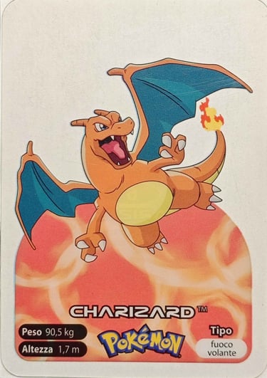 6 Charizard lamincards spécial édition