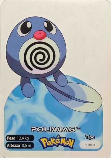 60 Poliwag lamincards spécial édition