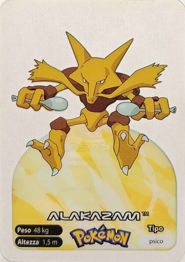 65 Alakazam lamincards spécial édition