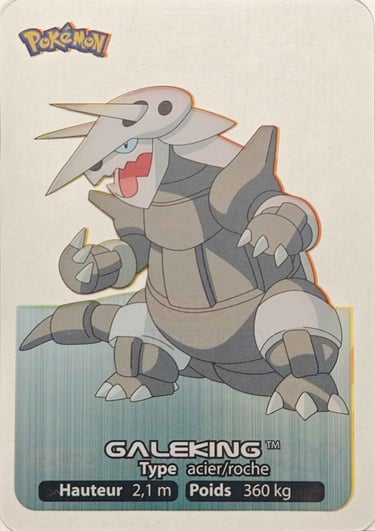 66 Galeking Lamincards Pokémon série 3