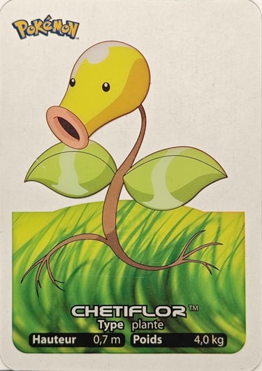 69 Chetiflor Lamincards Pokémon série 1