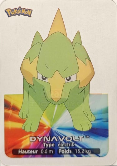 69 Dynavolt Lamincards Pokémon série 3
