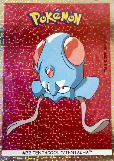 Tentacool Dunkin Boomer 2001 foil