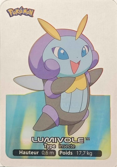 74 Lumivole Lamincards Pokémon série 3
