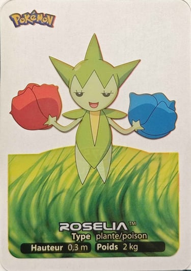 75 Rosalia Lamincards Pokémon série 3