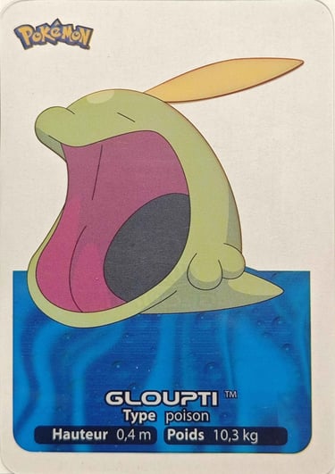 76 Gloupti Lamincards Pokémon série 3