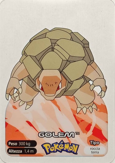 76 Golem lamincards spécial édition