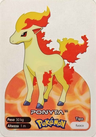 77 Ponyta lamincards spécial édition