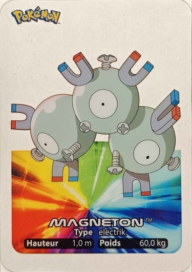 82 Magneton Lamincards Pokémon série 1