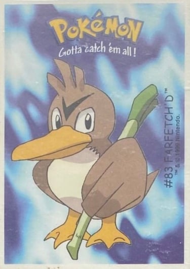 Farfetch'd Dunkin Boomer 1999