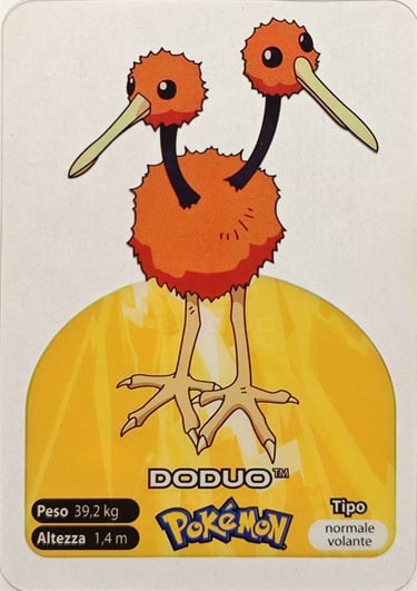 84 Doduo lamincards spécial édition