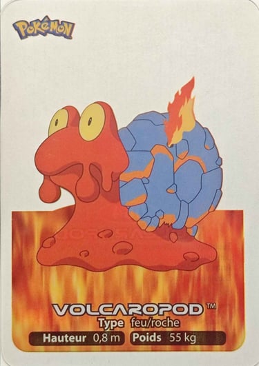84 Volcaropod Lamincards Pokémon série 3