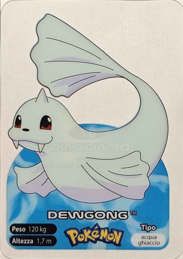 87 Dewgong lamincards spécial édition