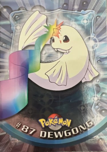 87 Dewgong Topps Pokémon series 2 US smooth foil