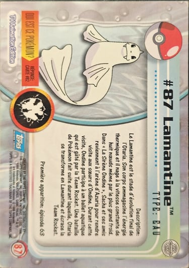Lamantine topps série 2