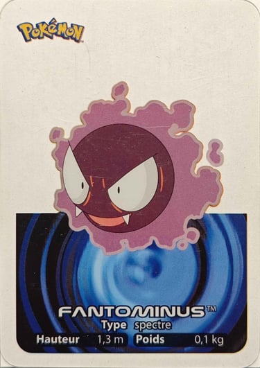 92 Fantominus Lamincards Pokémon série 1