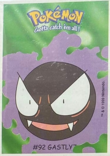 Gastly Dunkin Boomer 1999