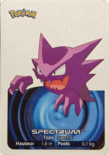 93 Spectrum Lamincards Pokémon série 1