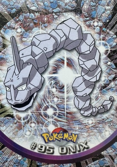 95 Onix Topps Pokémon series 2 US