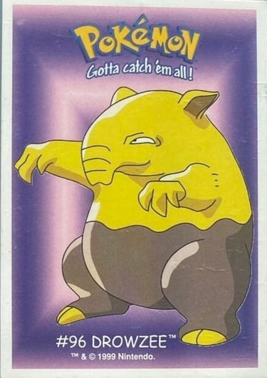 Drowzee Dunkin Boomer 1999