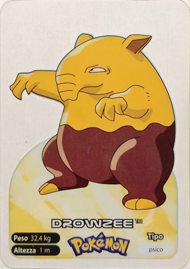 96 Drowzee lamincards spécial édition
