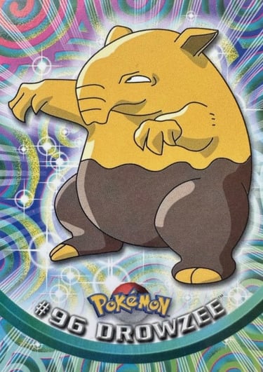 96 Drowzee Topps Pokémon series 2 us