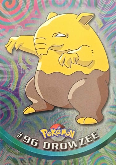 96 Drowzee Topps Pokémon series 2 us smooth foil