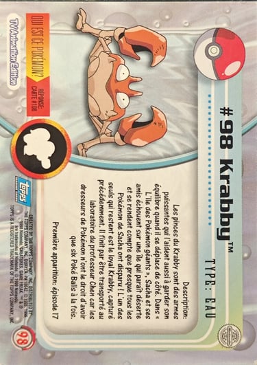 Krabby topps série 2